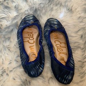 Sam Edelman fabric tie dye effect ballet flats